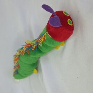 Vintage Very Hungry Caterpillar Plush Toy 1985 Made In Korea